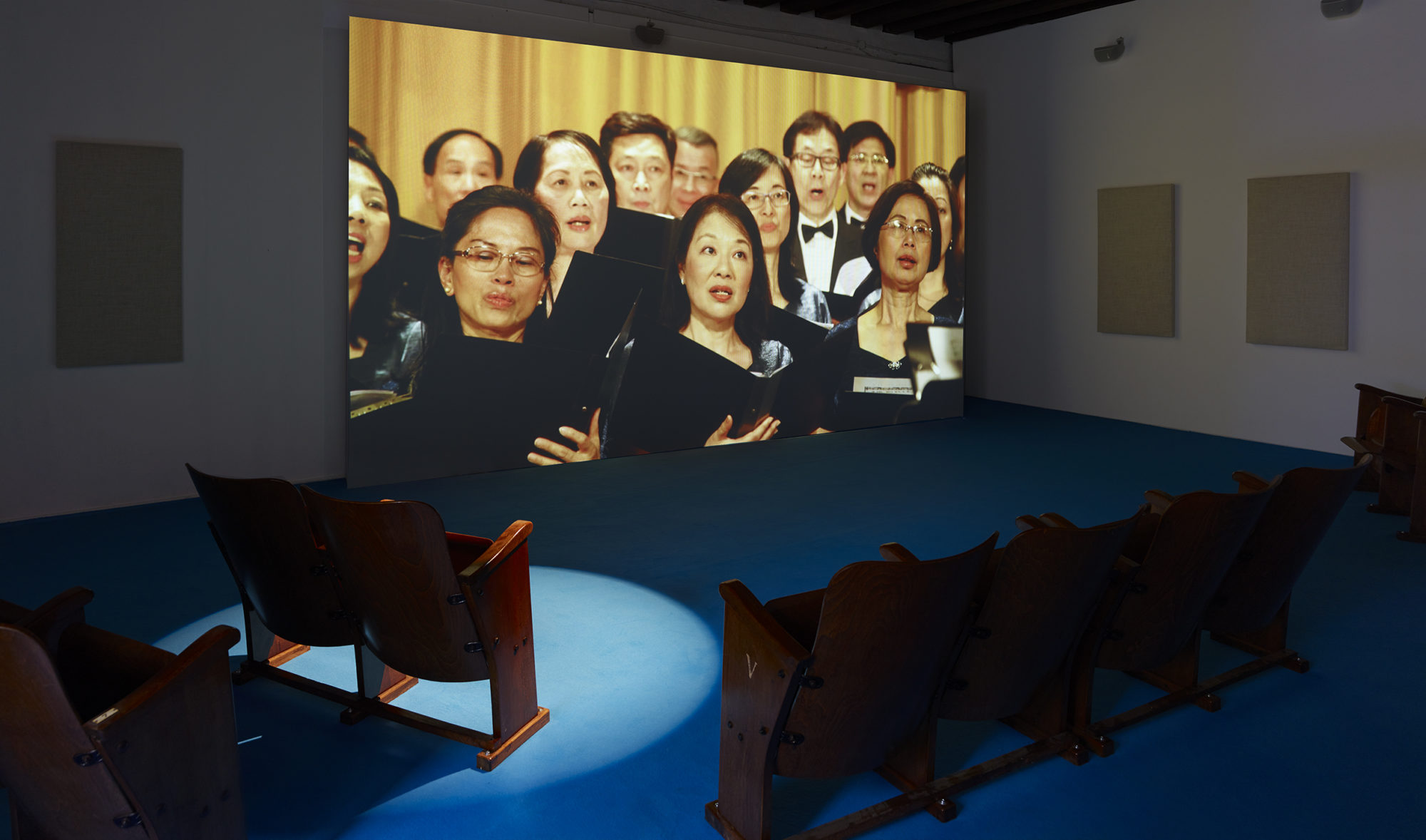 An Installation still from Samson Young's 