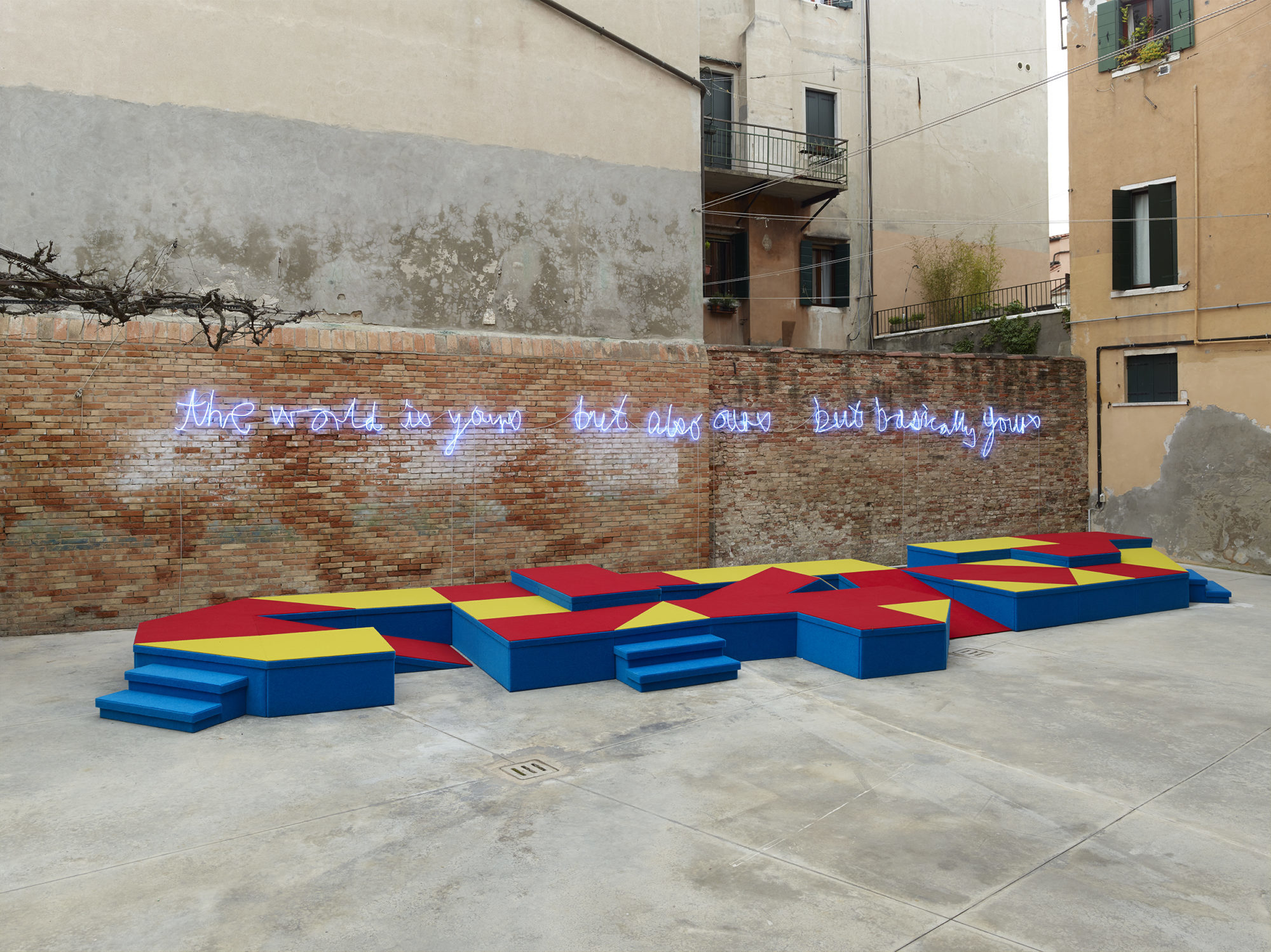 An installation image of Samson Young's 