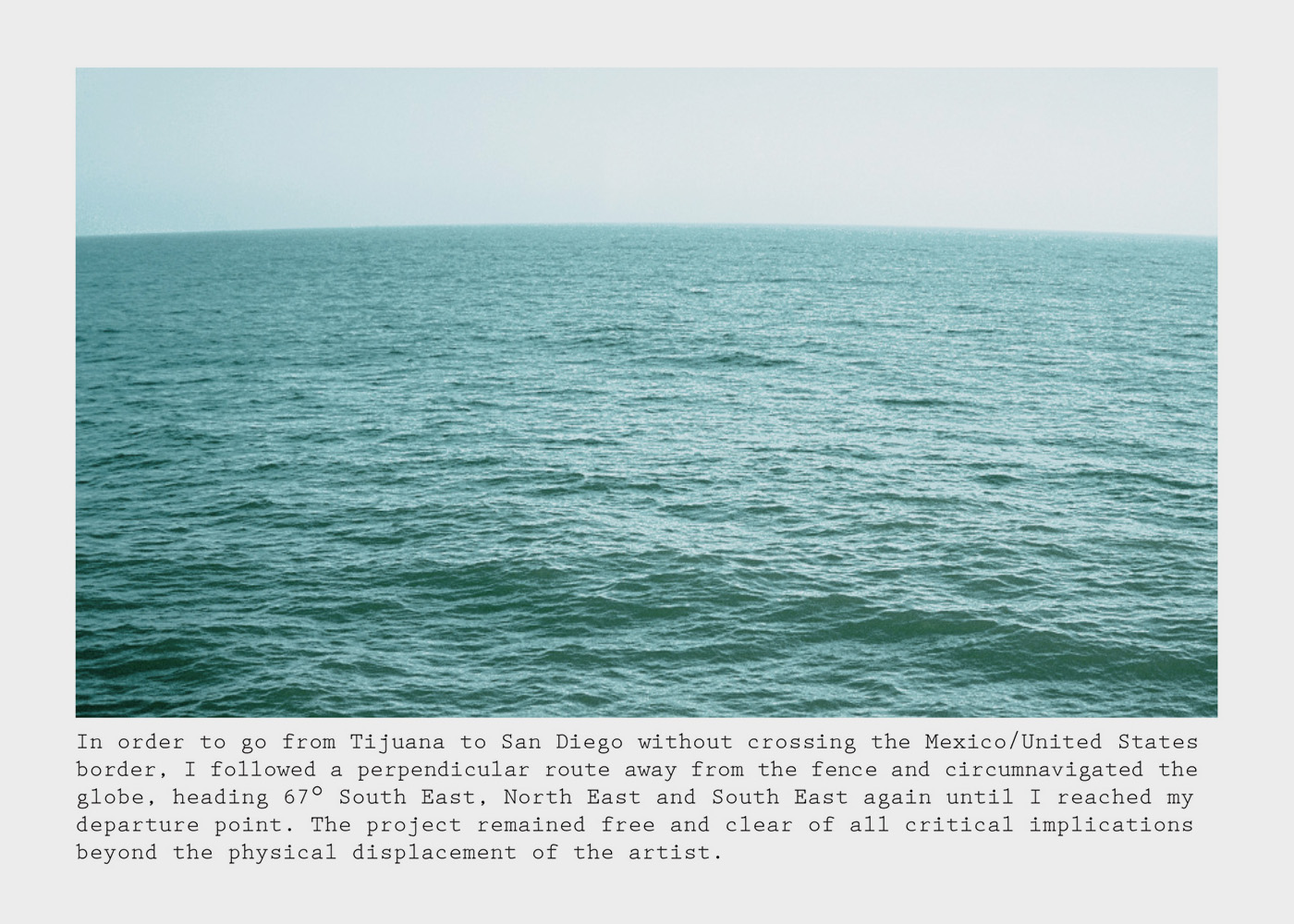 color polaroid of the ocean with text underneath