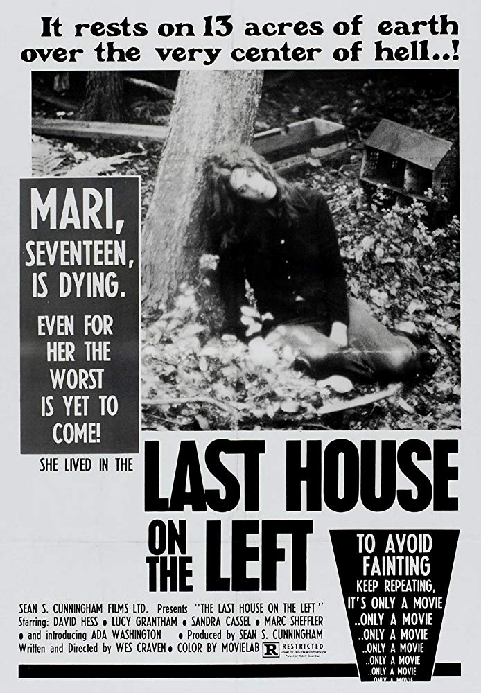 Movie poster for 1976 film last house on the left
