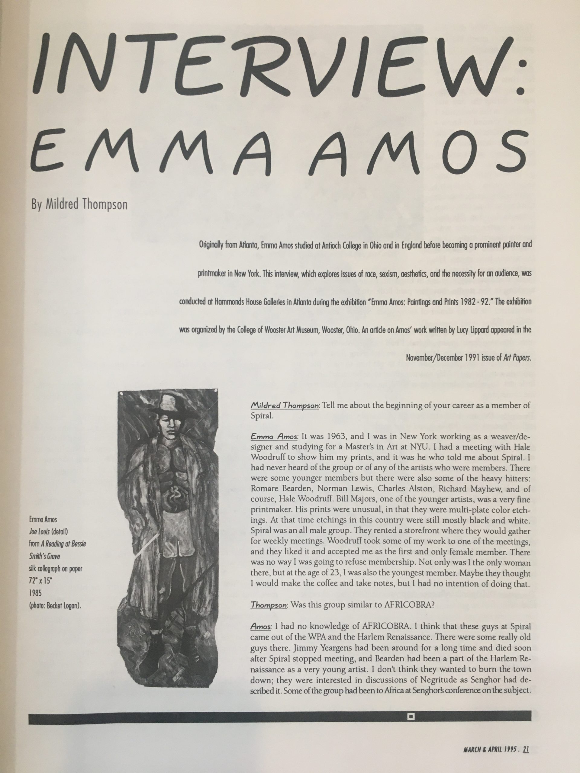 Amos nude emma Emma Amos