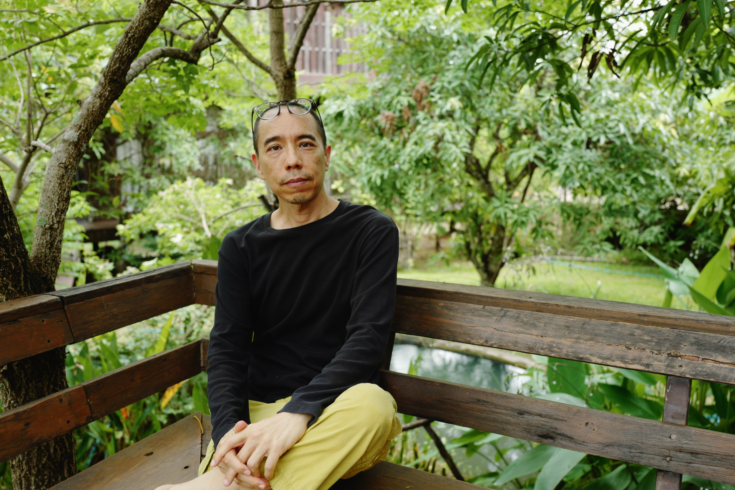 This is a portrait of director Apichatpong Weerasethakul
